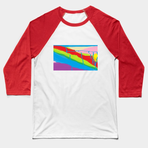 Flow Baseball T-Shirt by mery-vision